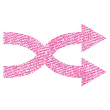 Oklar sağ kumaş dokulu simgesi shuffle