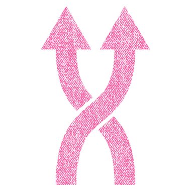 Kumaş dokulu simgesi yukarı okları shuffle