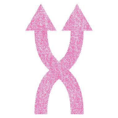 Kumaş dokulu simgesi yukarı okları shuffle