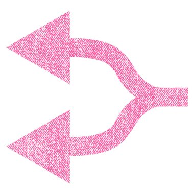 Split oklar sol kumaş dokulu simgesi