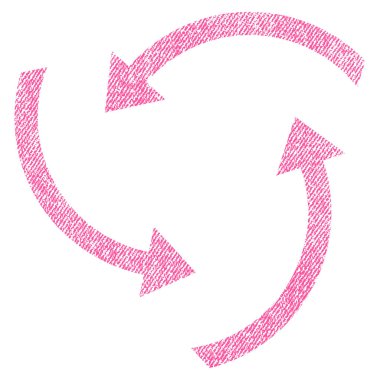 Oklar kumaş dokulu simgesi girdap