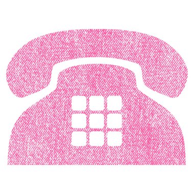 Sesi telefon kumaş dokulu simgesi