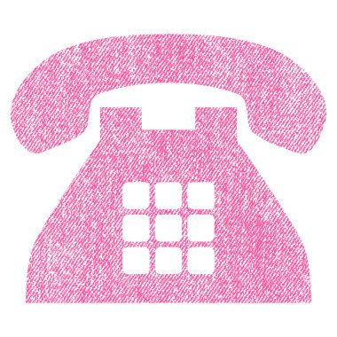 Sesi telefon kumaş dokulu simgesi
