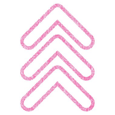 Kumaş dokulu simgesi kadar işaretçi üçlü