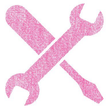 Simge dokulu kumaş ayarlama