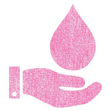 Su Servisi kumaş dokulu simgesini