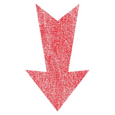 Kumaş dokulu simgesi aşağı ok