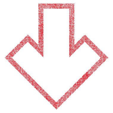 Kumaş dokulu simgesi aşağı ok