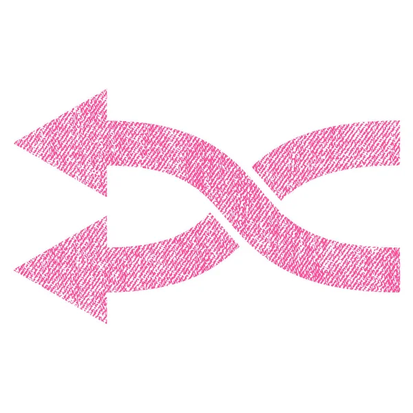 Shuffle oklar sol kumaş dokulu simgesi