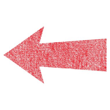 Ok sol kumaş dokulu simgesi