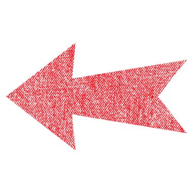 Ok sol kumaş dokulu simgesi