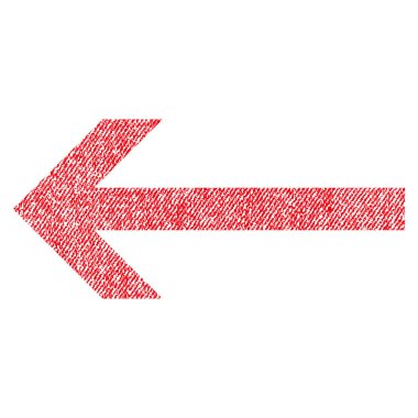 Ok sol kumaş dokulu simgesi