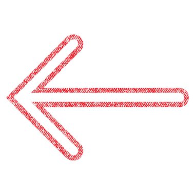 Ok sol kumaş dokulu simgesi