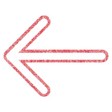 Ok sol kumaş dokulu simgesi