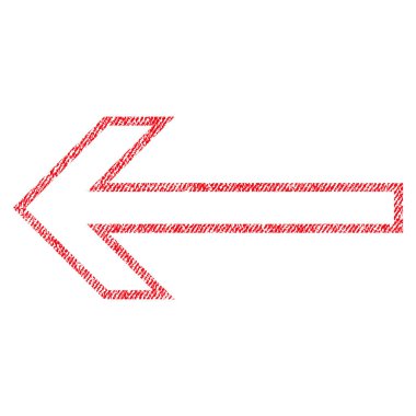 Ok sol kumaş dokulu simgesi