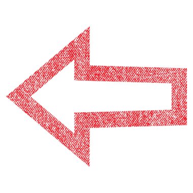 Ok sol kumaş dokulu simgesi