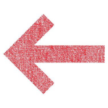 Ok sol kumaş dokulu simgesi