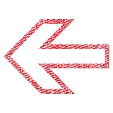 Ok sol kumaş dokulu simgesi