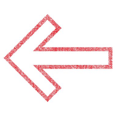 Ok sol kumaş dokulu simgesi