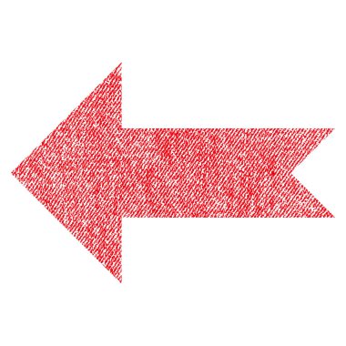 Ok sol kumaş dokulu simgesi