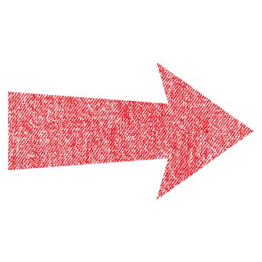 Ok sağ kumaş dokulu simgesi