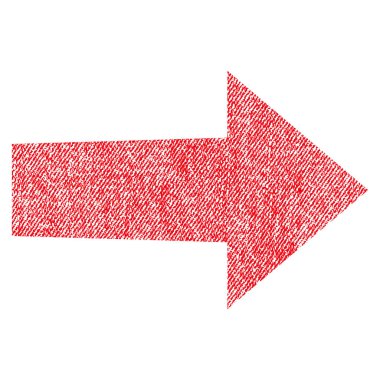 Ok sağ kumaş dokulu simgesi