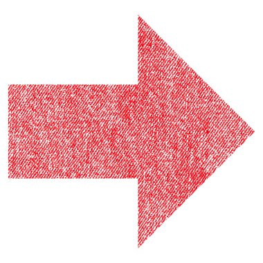 Ok sağ kumaş dokulu simgesi