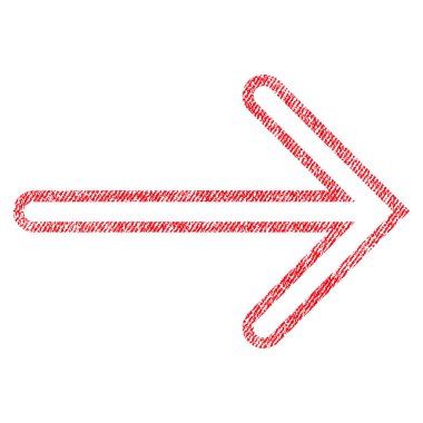 Ok sağ kumaş dokulu simgesi