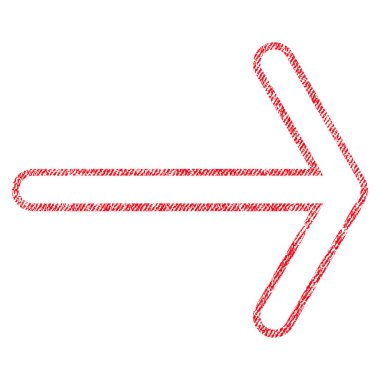 Ok sağ kumaş dokulu simgesi