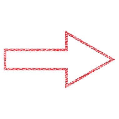 Ok sağ kumaş dokulu simgesi