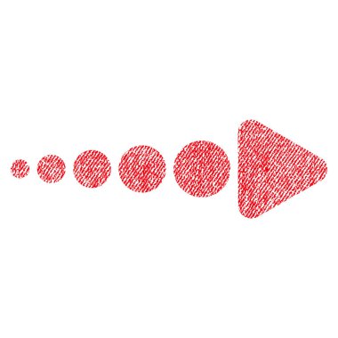 Ok sağ kumaş dokulu simgesi