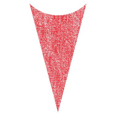 Kumaş dokulu simgesi aşağı ok ucu