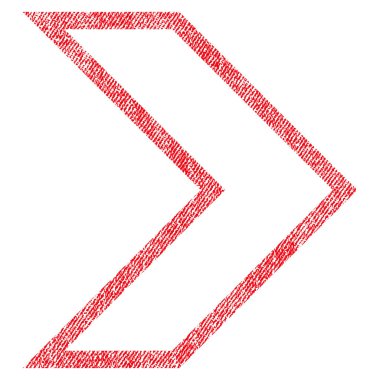 Ok ucu sağ kumaş dokulu simgesi