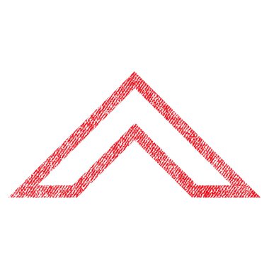 Kumaş dokulu simgesi yukarı ok ucu