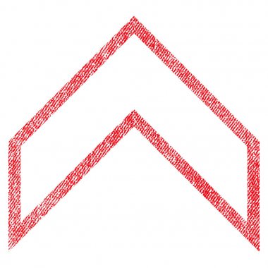 Kumaş dokulu simgesi yukarı ok ucu