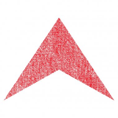 Kumaş dokulu simgesi yukarı ok ucu