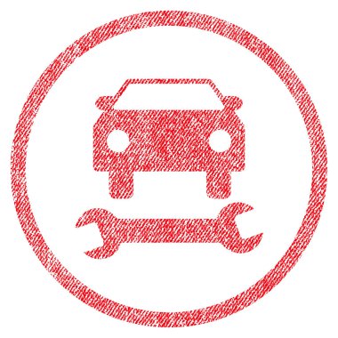 Araba tamir kumaş dokulu simgesi