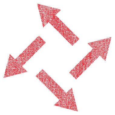 Santrifüj okları kumaş dokulu simgesi