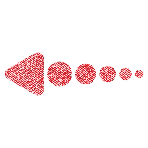 Ok sol kumaş dokulu simgesi