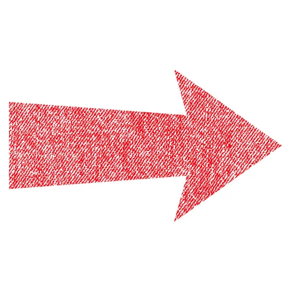 Ok sağ kumaş dokulu simgesi