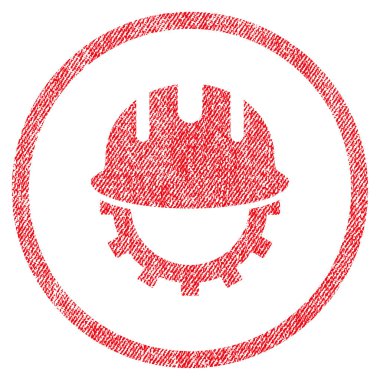 Geliştirme işçisi kumaş dokulu simgesi