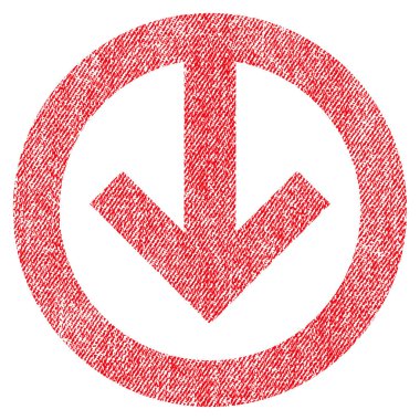 Kumaş dokulu simgesi aşağı yön