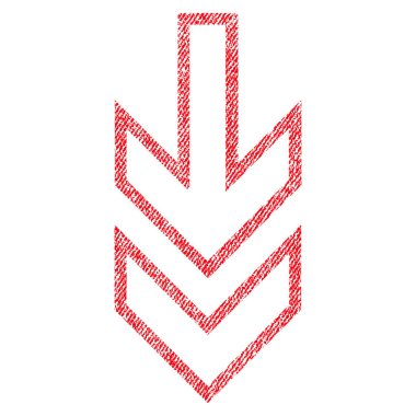 Kumaş dokulu simgesi aşağı yön