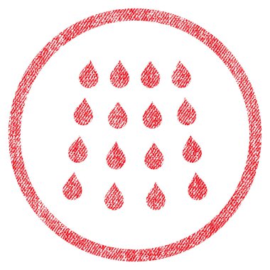 Simge damla kumaş dokulu