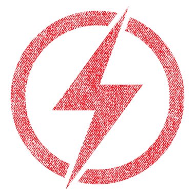 Elektrik kumaş dokulu simgesi