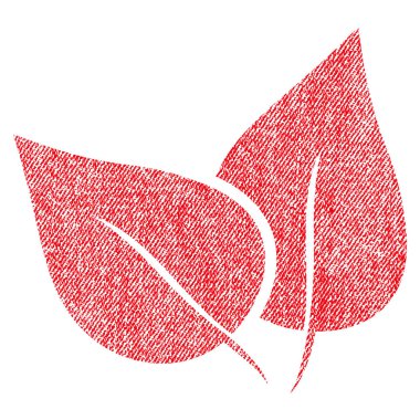 Simge Flora Bitki kumaş dokulu