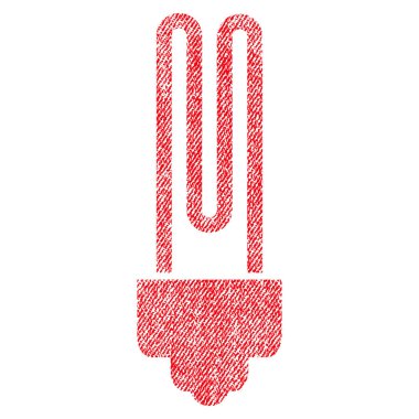 Floresan ampul kumaş dokulu simgesi