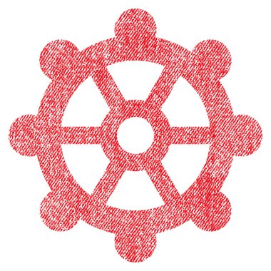 Dişli kumaş dokulu simgesini