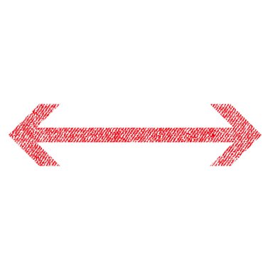 Yatay Çevir kumaş dokulu simgesi