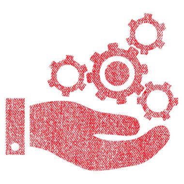 Simge mekanik Servisi kumaş dokulu